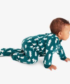 Baby fleece zip footie